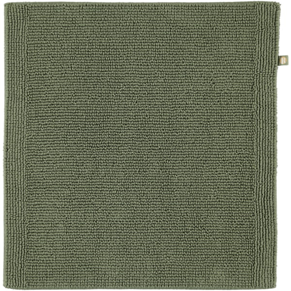 Rhomtuft - Badteppich Pur - Farbe: olive - 404 60x60 cm