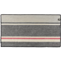 Rhomtuft - Badteppiche Maritim 237 - Farbe: schwarz/weiss/carmin - 789 50x65 cm