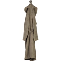 Rhomtuft - Bademantel Sir &amp; Lady - Unisex - Farbe: taupe - 58