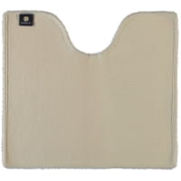 Rhomtuft - Badteppiche Square - Farbe: ecru - 260 Toilettenvorlage mit Ausschnitt 55x60 cm