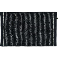 Rhomtuft - Badteppich Lin - Farbe: schwarz-natur - 1160 50x75 cm