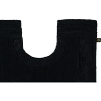 Rhomtuft - Badteppiche Prestige - Farbe: schwarz - 15 Toilettenvorlage mit Ausschnitt 60x60 cm