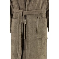 Rhomtuft - Bademantel Sir &amp; Lady - Unisex - Farbe: taupe - 58 L