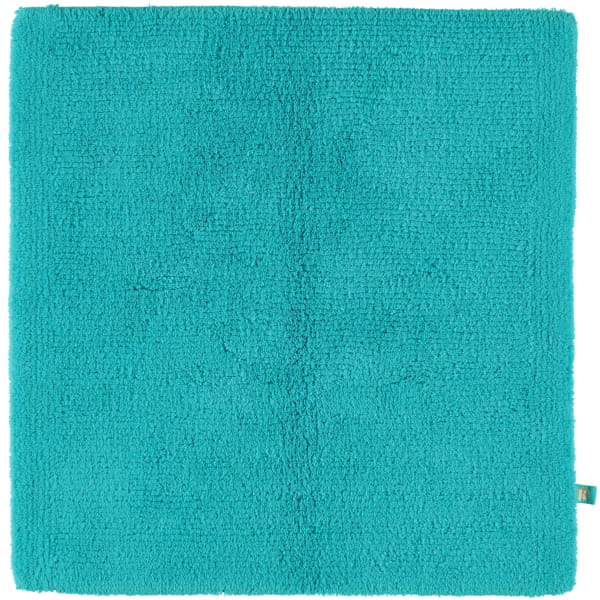 Rhomtuft - Badteppich Pur - Farbe: azur - 41 60x60 cm