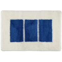 Rhomtuft RHOMY - Badteppich Liberty 256 - Farbe: weiß/blau - 844 65x115 cm