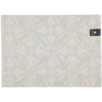 Rhomtuft - Badematte Mauro - Farbe: weiß/kiesel - 1469 50x70 cm