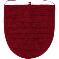 Rhomtuft - Badteppiche Prestige - Farbe: cardinal - 349 Toilettenvorlage mit Ausschnitt 60x60 cm