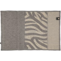 Rhomtuft - Badteppiche Zebra - Farbe: kiesel/weiss - 1401 60x90 cm