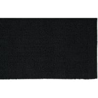 Rhomtuft - Badteppich Pur - Farbe: schwarz - 15 50x75 cm