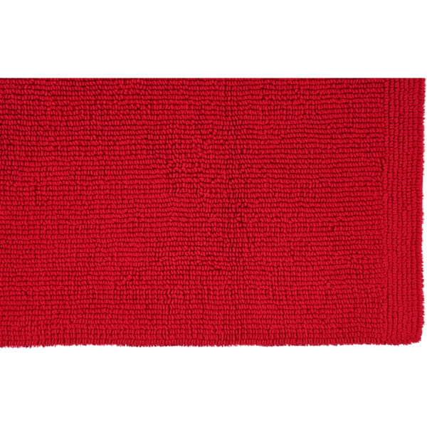 Rhomtuft - Badteppich Pur - Farbe: carmin - 18 50x75 cm